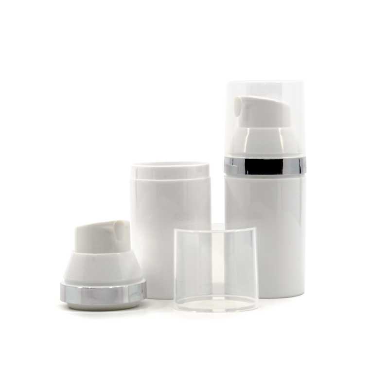 Airless láhev je skvělým pomocníkem při uschovávání krémů, gelů a sér .
Váš výsledný produkt ochrání před vzduchem a před kontaminací bakt