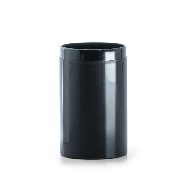 Airless láhev, plast, černá, 30 ml