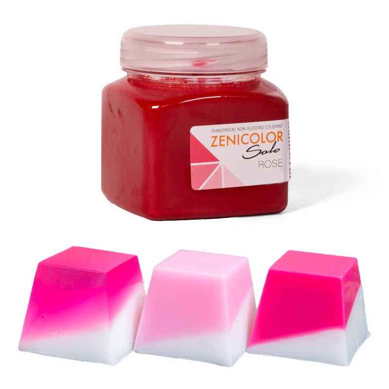 Barvivo do mýdlové hmoty, ZENICOLOR SOLO, 250 g Rose