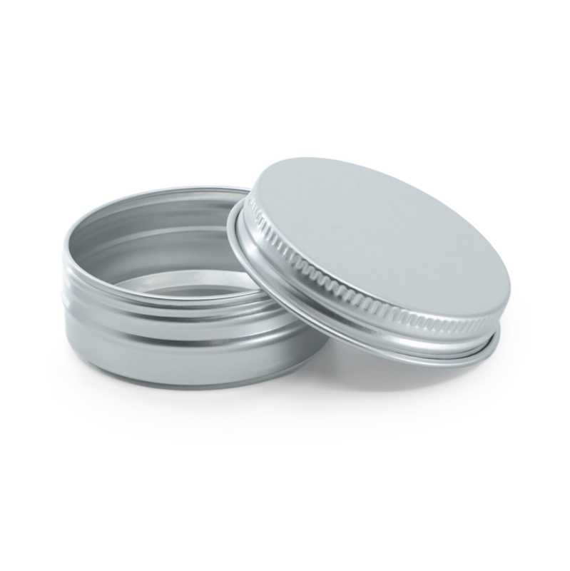 Hliníkový kelímek se stříbrným víčkem, 47 mm, 30 ml