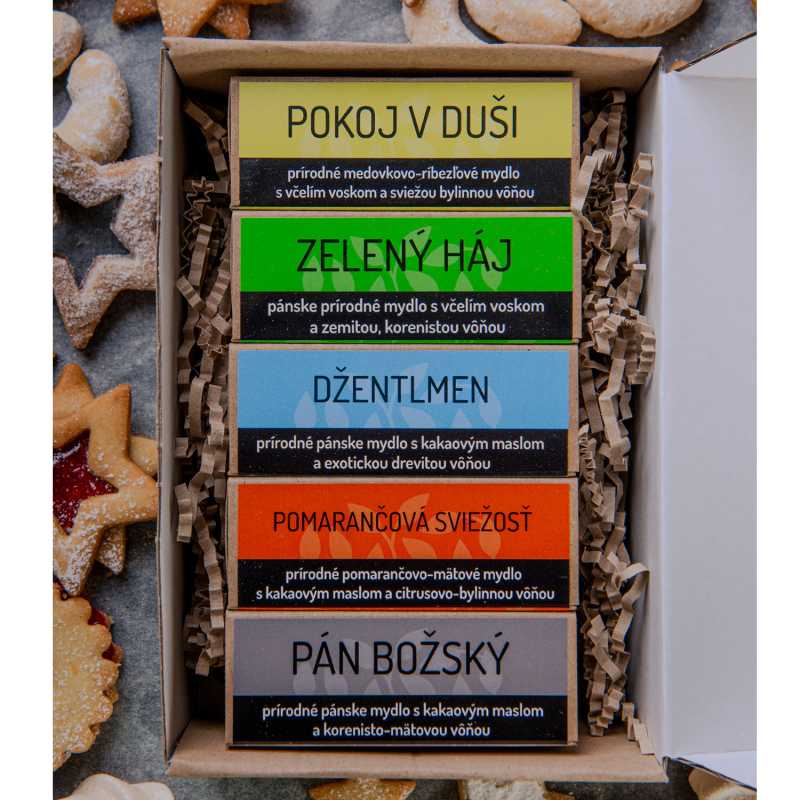 Musk, Dárková sada bylinných mýdel