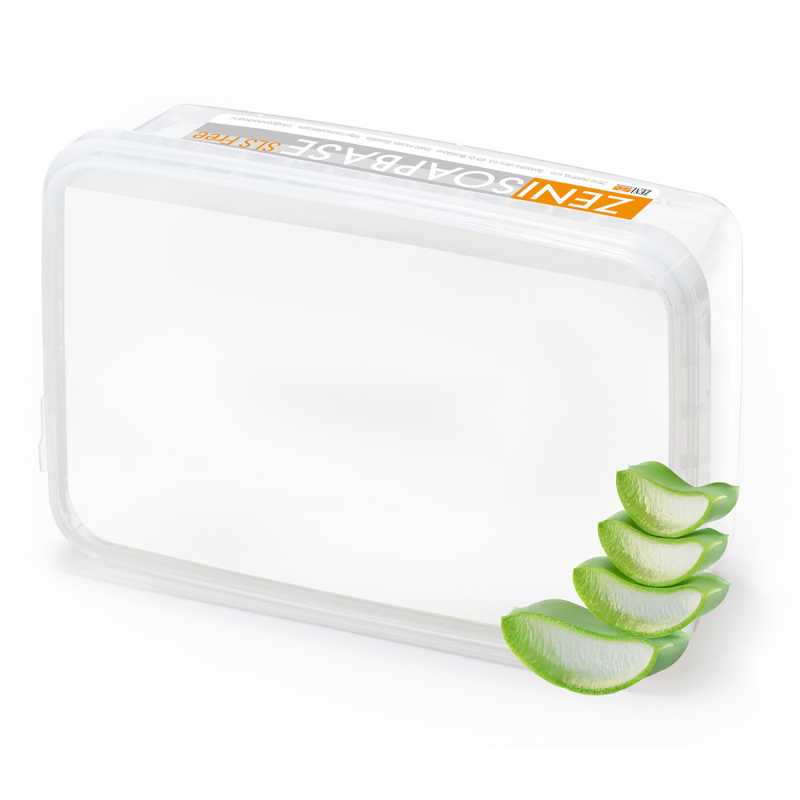 Mýdlová hmota, ZENISOAPBASE MAXI Aloe Vera-W, bílá, 1 kg