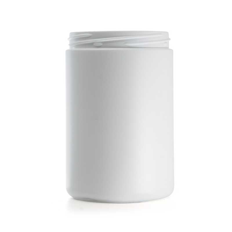 Plastová dóza, bílá, HDPE, 1000 ml