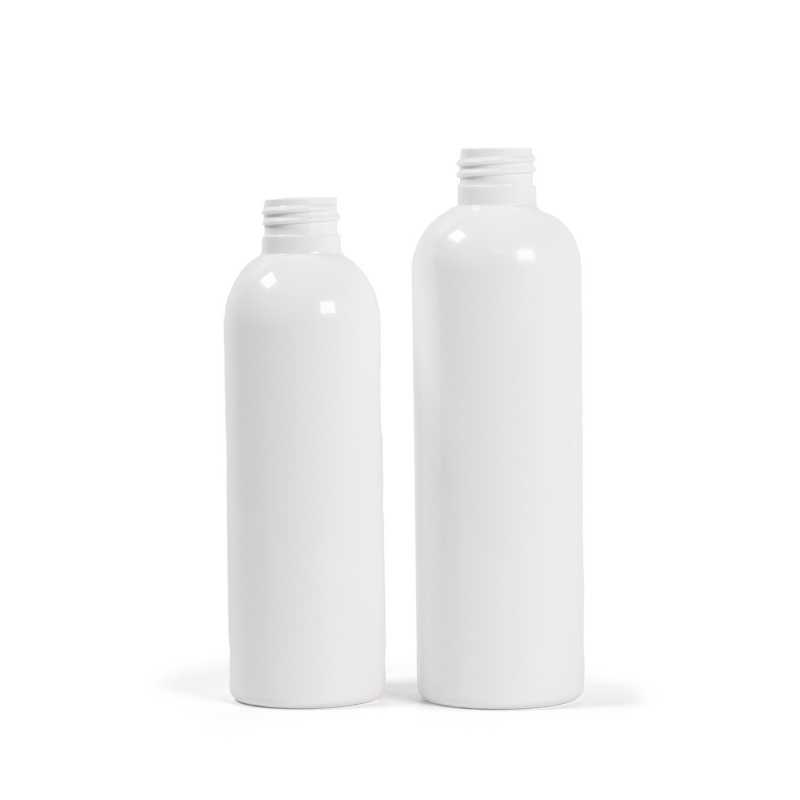 Plastová láhev, bílá, 24/410, bez uzávěru, 200 ml, 225 ks