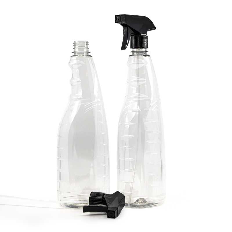 Plastová láhev, ideální pro skladování různých tekutin, například čisticích prostředků apod. Vhodné pro antibakteriální gely a roztoky na bázi
