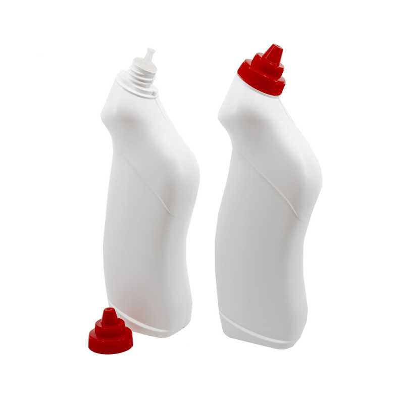 Plastový uzávěr lahvičky na čistič WC. Materiál: MATERIÁL: PPPrůměr: 42 mmVýška: 36 mmPlastová láhev z pevného plastu v bílé barvě se specific