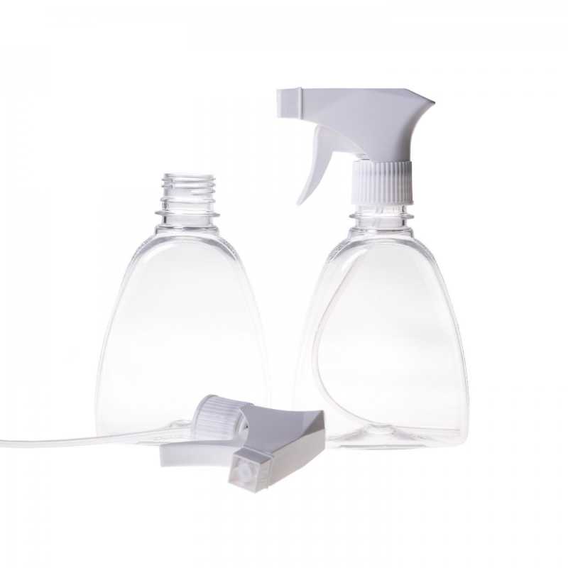 II. TŘÍDA - láhve mohou mít na povrchu mírné škrábance. Plochá průhledná plastová láhev , ideální pro uskladnění různých tekutin a gelů, či