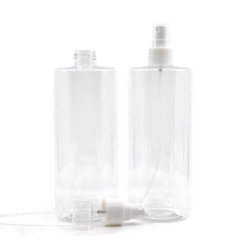 Průhledná plastová láhev, ideální pro uchovávání různých tekutin, olejů, pleťových vod apod. Je polotuhá, ale lze ji stlačit.
Materiál: MATERI