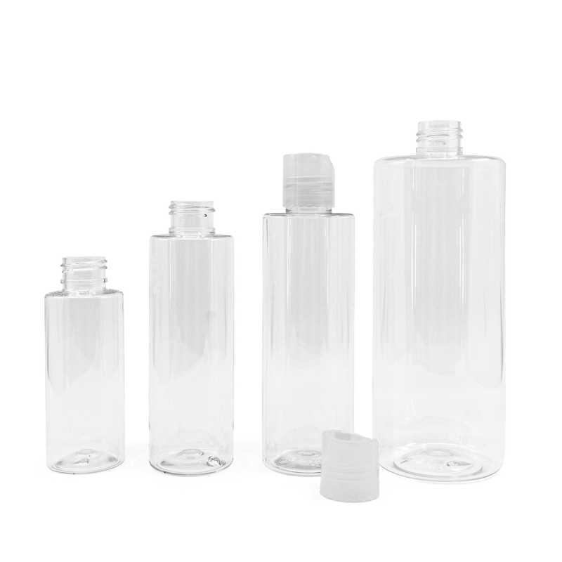 Plastová láhev, průhledná, disc top průhledný 200 ml