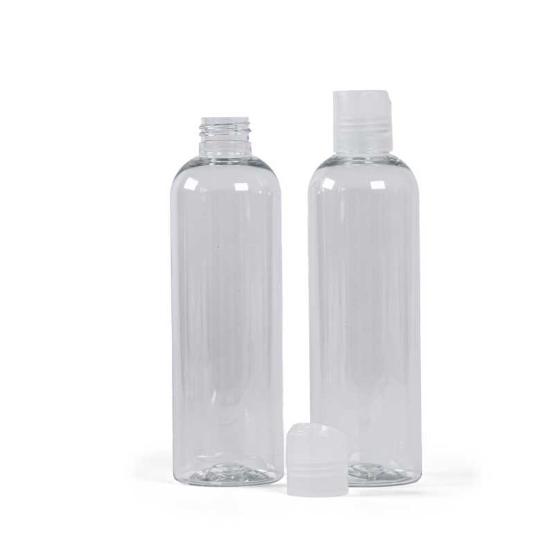 Plastová láhev, průhledná, disc top průhledný 250 ml