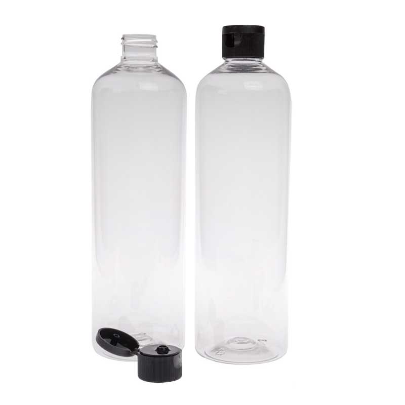 Průhledná plastová láhev , ideální pro uskladnění různých tekutin, olejů, pleťových krémů a podobně. Je polotvrdá, ale dá se zmáčknout.
Mat