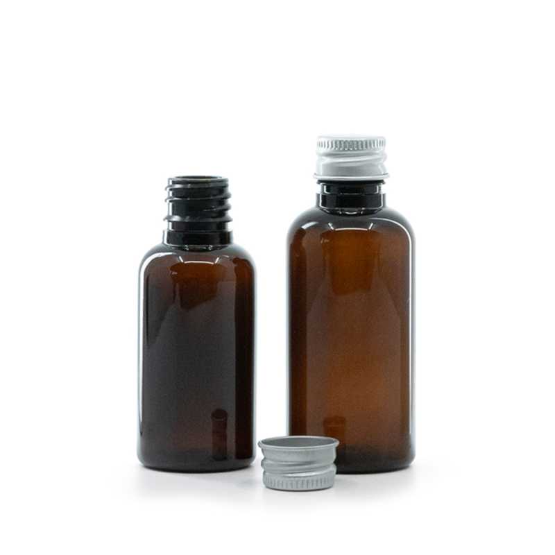 Lahvička, plastová, jantarová, 30 ml