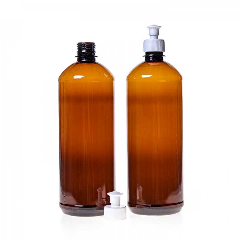 Plastová láhev, lékovka, push-pull, 1000 ml