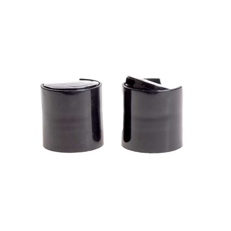 Plastový uzávěr, 24/410, disc top, černý
