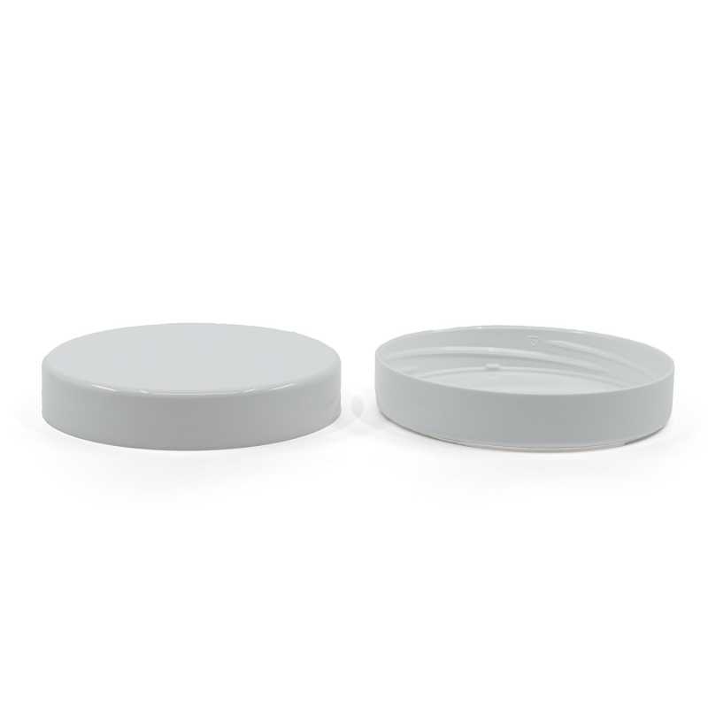 Plastové víko pro 1000 ml HDPE nádobu, bílé, 85 mm,
