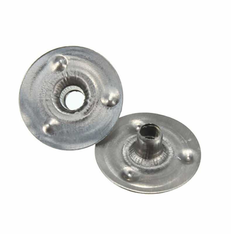 Plechový držák na knoty, průměr 1,5 cm