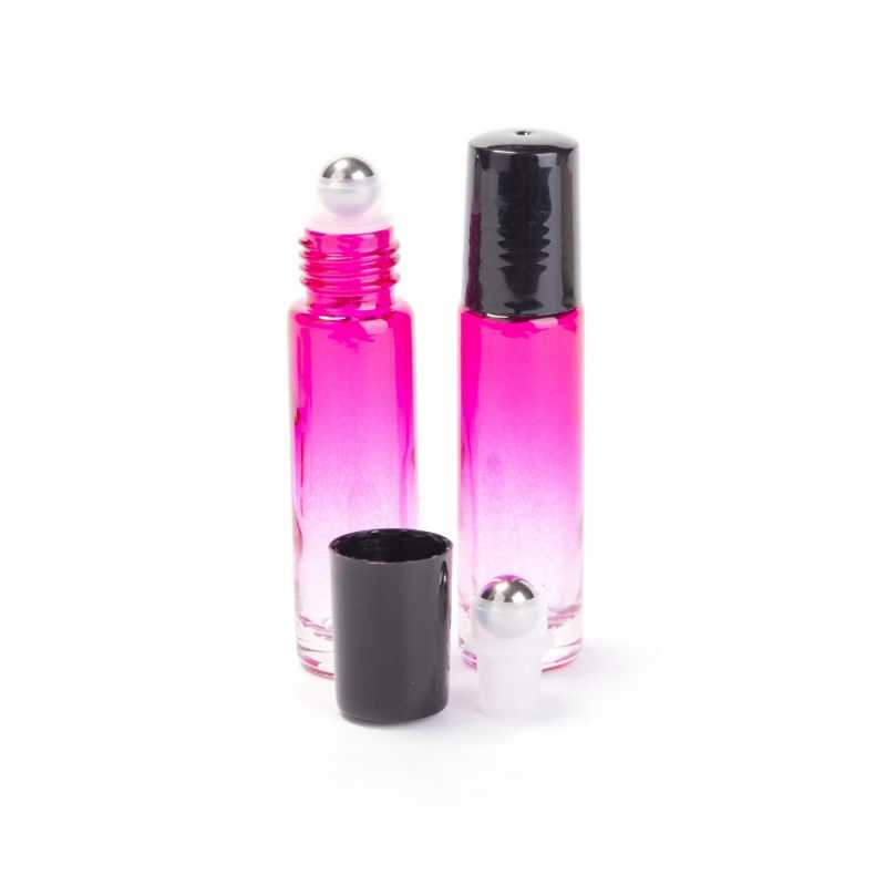 Skleněná láhev 10 ml, růžová