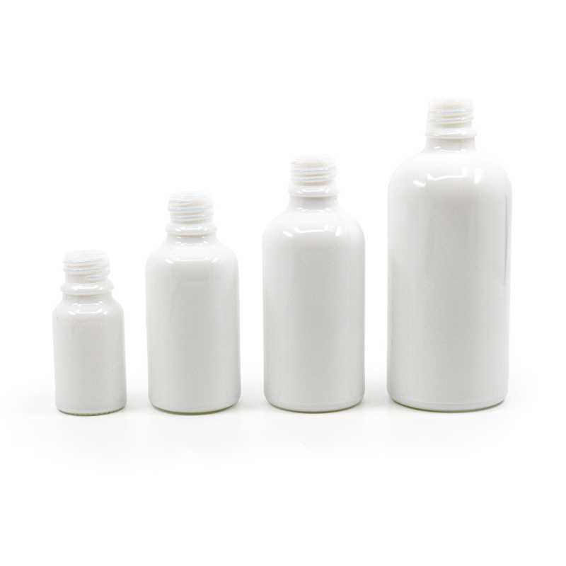 Skleněná láhev, lékovka, bílá 30 ml