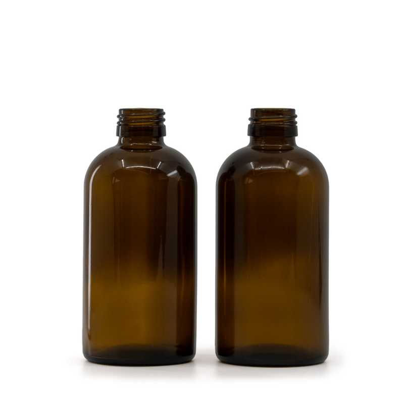 Skleněná láhev, lékovka Boston PP28S, 250 ml