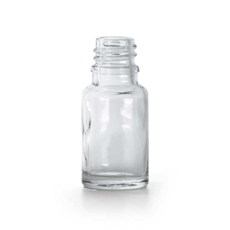 Skleněná lékovka, průhledná, 10 ml, 160 ks