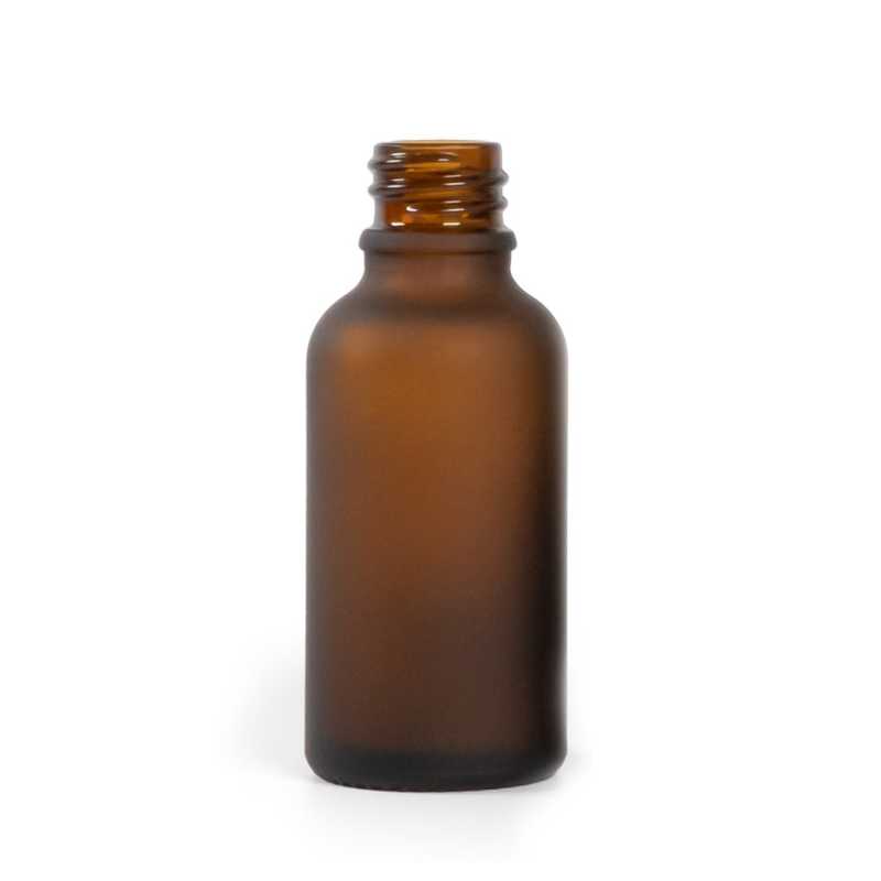 Matná hnědá skleněná lahvička 30 ml 312 ks