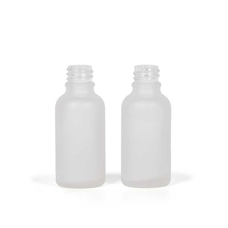 Skleněná lahvička matná, čirá, 30 ml, 264 ks