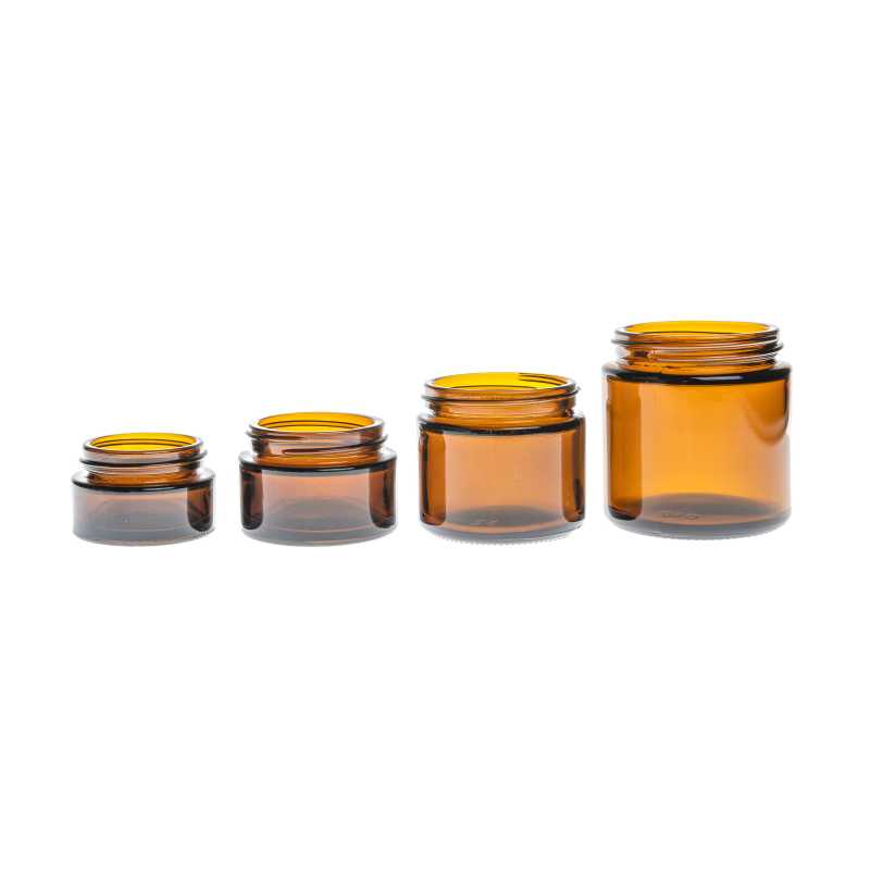 Skleněný kelímek, 53 mm, tmavohnědý, 50 ml