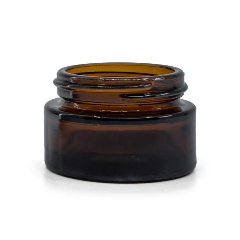 Skleněný kelímek, tmavě hnědý, 15 ml