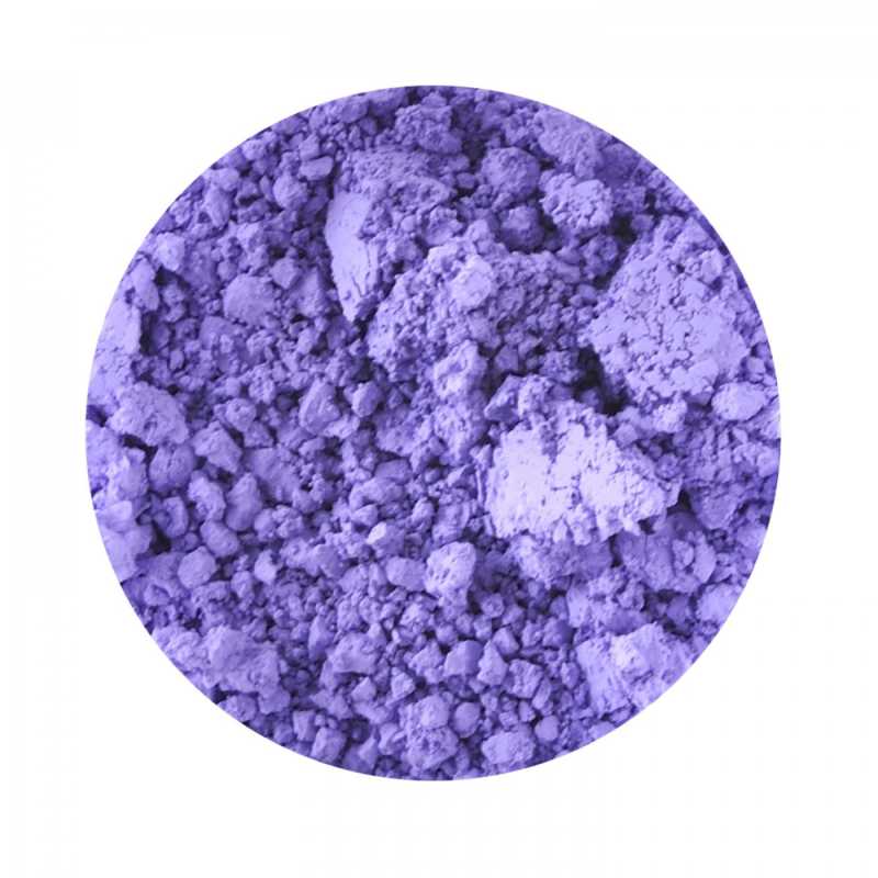 Je lehký světle purpurový pigmentový prášek. Díky své univerzální schopnosti rozkládat se ve vodě a v olejích jej lze použít při výrobě laků 