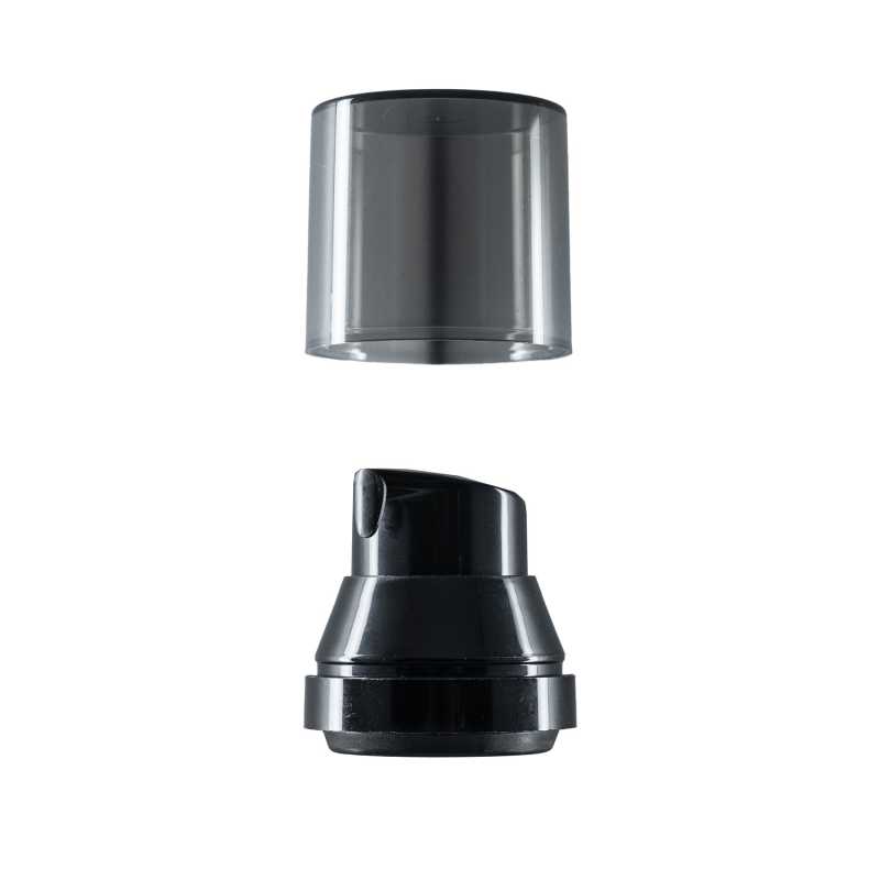 Kryt na airless lahvičku černý, 30/50 ml