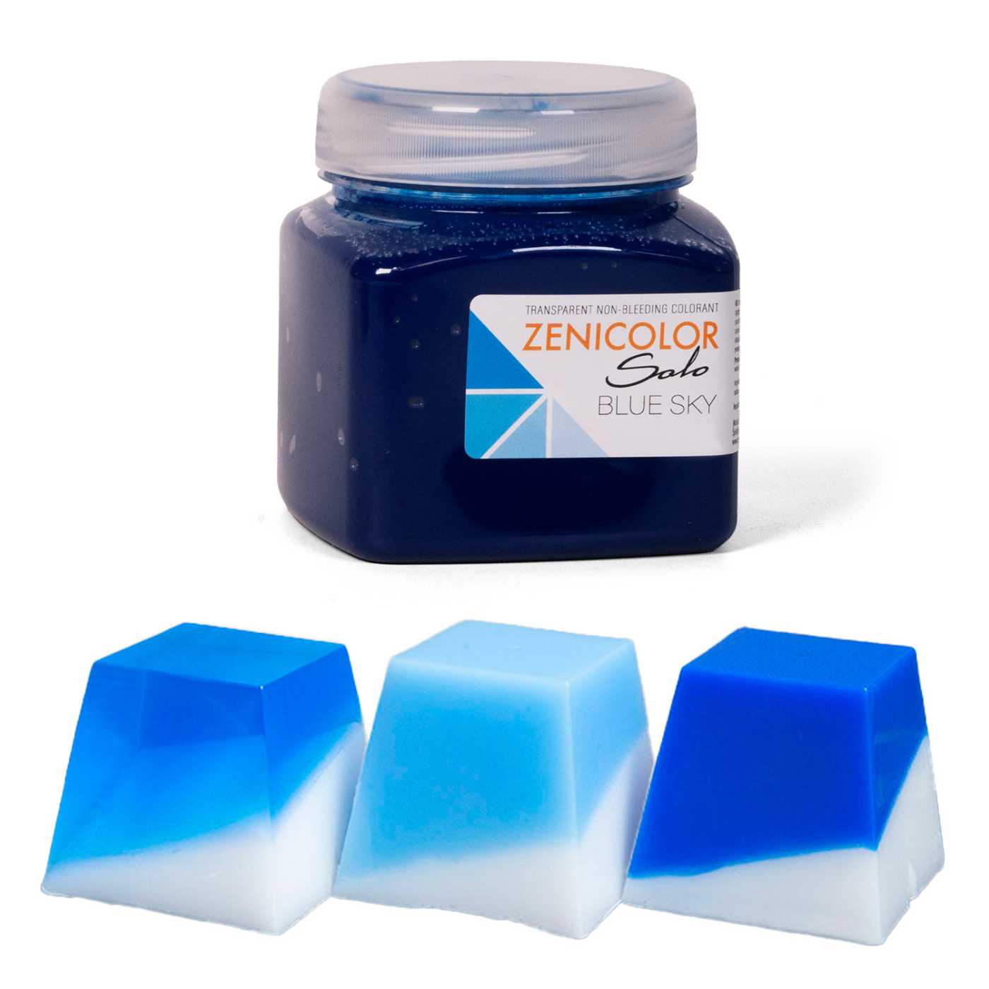 Barvivo do mýdlové hmoty, ZENICOLOR SOLO, 250 g Blue Sky
