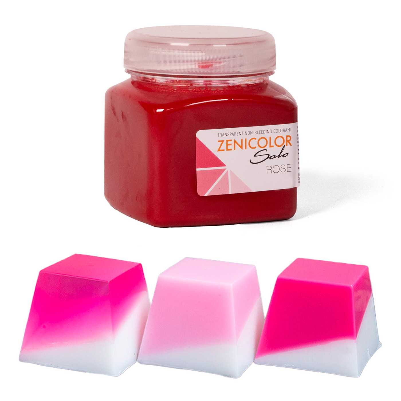 Barvivo do mýdlové hmoty, ZENICOLOR SOLO, 250 g Rose