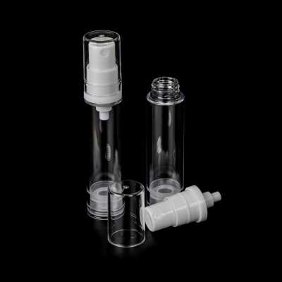 Airless láhev, průhledná, rozprašovač 10 ml