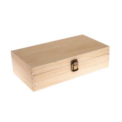 Dřevěná krabička na esenciální oleje, 32 přihrádek