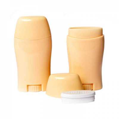Obal na krémový deodorant, plast, meruňková, 50 ml