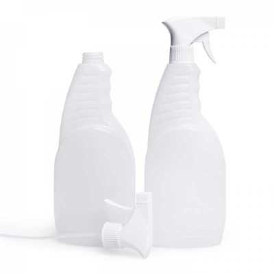 Plastová láhev, čisticí, bílý rozprašovač 750 ml