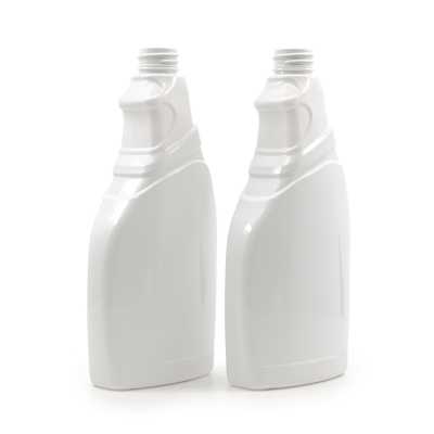 Plastová láhev na čisticí prostředky, bílá 500 ml
