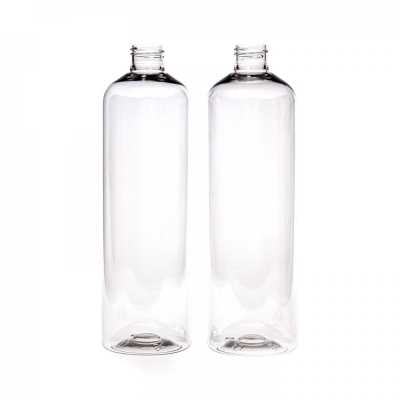 Plastová láhev, průhledná oblá, 24/410, 500 ml
