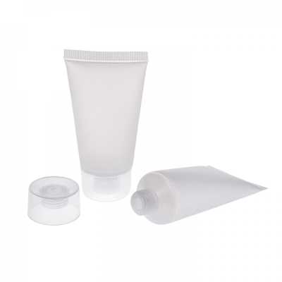 Plastová tuba s uzávěrem, průhledná, 15 ml