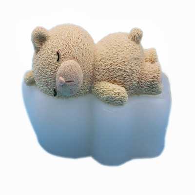 Silikonová forma, spící medvídek