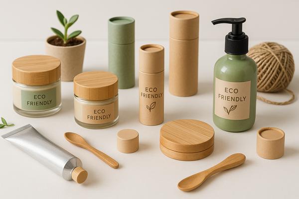 Etiketa kosmetiky s marketingovými tvrzeními jako natural a chemical-free